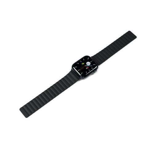Picture of Torrii Saturn Silicone Magnetic Apple Watch Band for Ultra 49/45/44/42 mm - Black