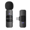 Picture of Boya Smallest 2.4Ghz Wireless Micorphone with Lightning Connector for iOs Device ( 1TX+1RX) - Black