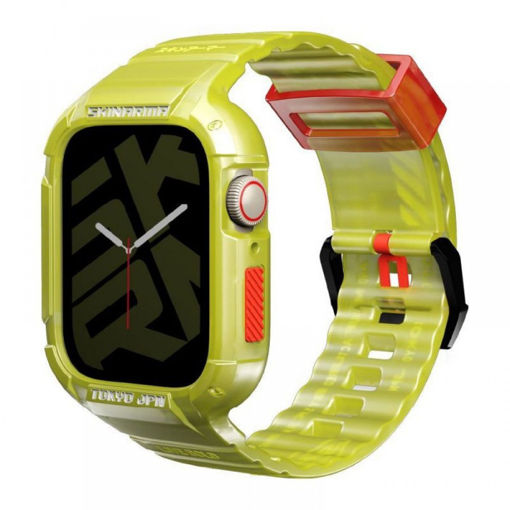 Picture of Skinarma Saido Watch Strap for Apple Watch 44/45mm - Neon Yellow