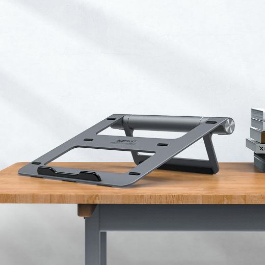 Picture of AceFast Multi-Function Stand HUB for Laptop - Gray