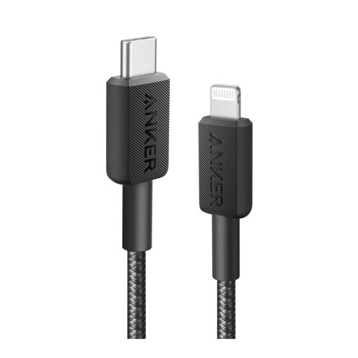 Picture of Anker 322 USB-C to Lightning Cable Braided 0.9M - Black