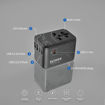 Picture of Eltoro 65W Travel Bull Adapter PD GaN Tech USB-A 2 Ports/USB-C 3 Ports - Black
