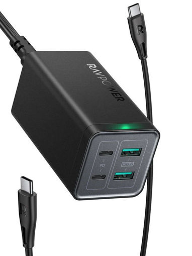 Picture of Ravpower PD Pioneer 120W 4-Port USB Charger - Black