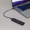 Picture of Powerology 256GB Dual Protocol Portable SSD Drive Extremely Fast Transmission Rate - Black