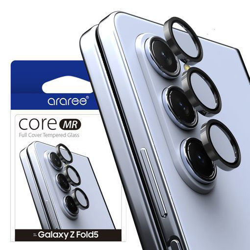 Picture of Araree Sub Core Camera Lens Glass with Metal Ring For Samsung Galaxy Z Fold 5 - Clear