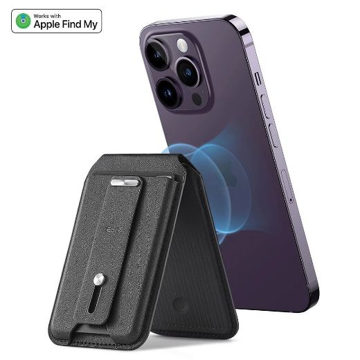 Picture of ESR HaloLock Geo Wallet Grip Stand - Midnight Black