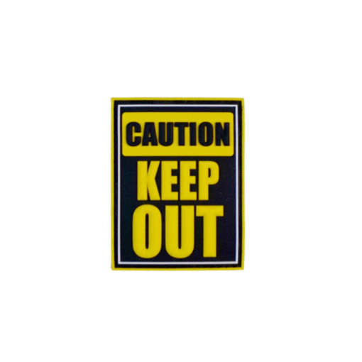 Picture of Black Keep Out Patch