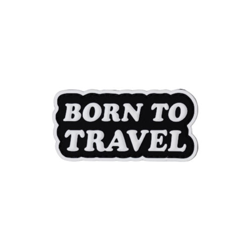 Picture of Black Born To Travel Patch