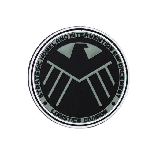 Picture of Black S.H.I.E.L.D Logo Patch