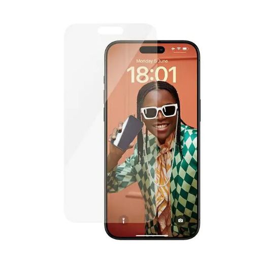 Picture of PanzerGlass Screen Protector for iPhone 15 Pro Max Classic Fit - Clear