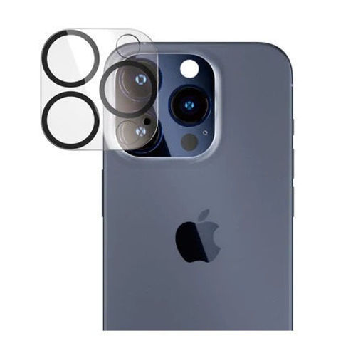 Picture of PanzerGlass Screen Camera Lens for iPhone 15 Pro/15 Pro Max - Clear