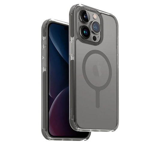 Picture of Uniq Hybrid Case for iPhone 15 Pro Magclick Charging Calio Smoked - Grey Tinted