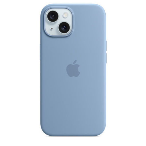 Picture of Apple iPhone 15 Silicone Case with MagSafe - Winter Blue