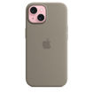 Picture of Apple iPhone 15 Silicone Case with MagSafe - Clay