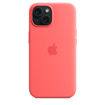Picture of Apple iPhone 15 Silicone Case with MagSafe - Guava