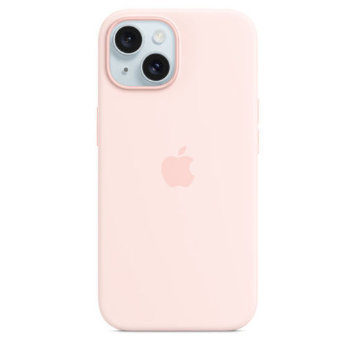 Picture of Apple iPhone 15 Silicone Case with MagSafe - Light Pink