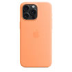Picture of Apple iPhone 15 Pro Max Silicone Case with MagSafe - Orange Sorbet