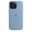 Picture of Apple iPhone 15 Pro Max Silicone Case with MagSafe - Winter Blue