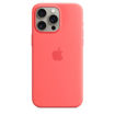 Picture of Apple iPhone 15 Pro Silicone Case with MagSafe - Guava
