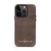 Picture of Gold Black Leather Case Luxe with MagSafe for iPhone 15 Pro - Taupe