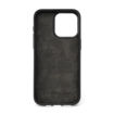 Picture of Gold Black Calf Leather Case with Croco-Embossing and Fingerstrap for iPhone 15 Pro Max - Grey