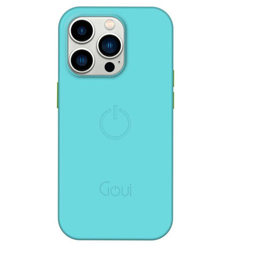 Picture of Goui Magnetic MagSafe Case for iPhone 15 Pro - Cyan Blue