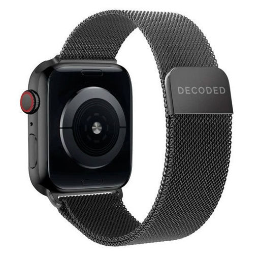 Picture of Decoded Milan Traction Strap for Apple watch 45mm - Black