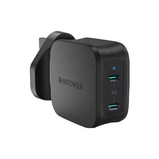 Picture of Ravpower Wall Charger PD 40W Total 2-Port - Black
