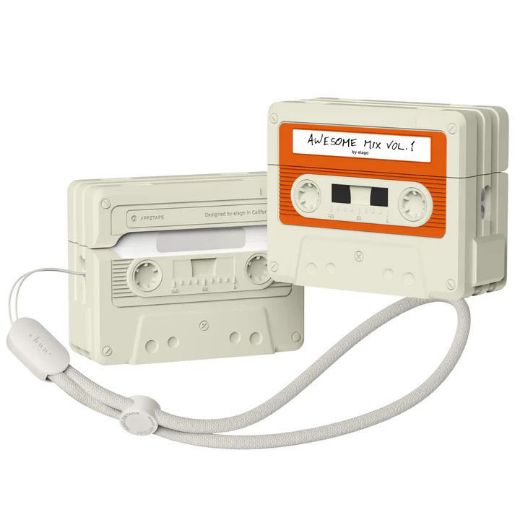 Picture of Elago AirPods Pro 2 With Strap Cassette Tape Case - White