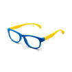 Picture of Specs Rectangle Frame Kids Screen Glasses - Blue/Yellow