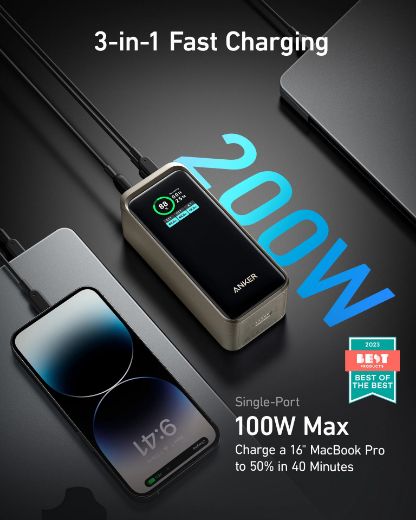 Picture of Anker Prime 20000mAh Power Bank 200W - Black