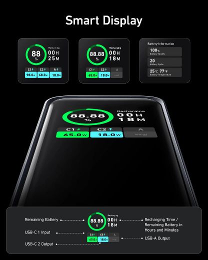 Picture of Anker Prime 20000mAh Power Bank 200W - Black