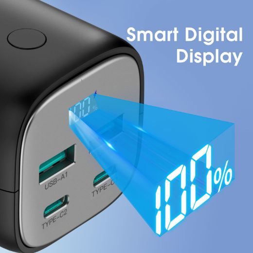 Picture of Ravpower Pro 20000mAh GaN PD70W 4-Port Portable Charger - Black