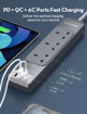 Picture of Ravpower 3 Outlet Power Strip UK Vsn 3M with USB Port - Gray