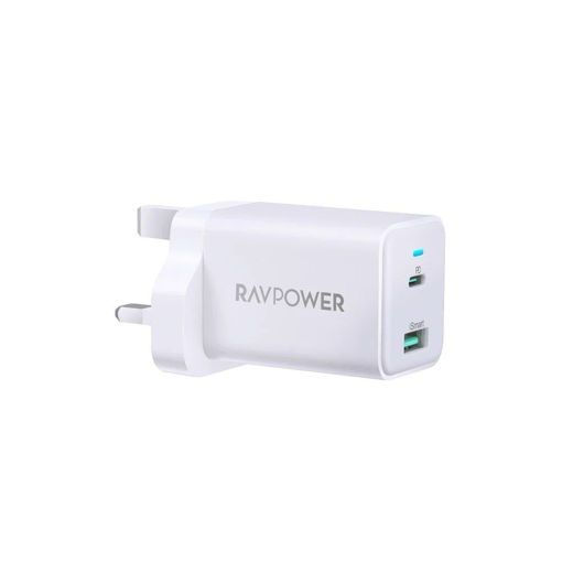Picture of Ravpower PD 30W Wall Charger USB-A & USB-C - White