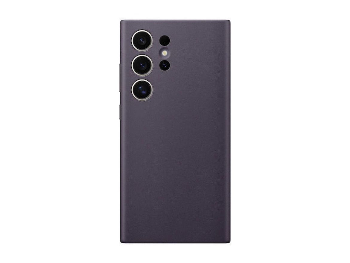 Picture of Samsung Galaxy S24 Ultra Vegan Leather Cover - Dark Violet