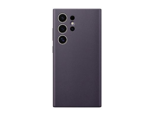 Picture of Samsung Galaxy S24 Ultra Vegan Leather Cover - Dark Violet