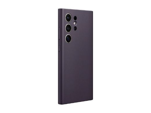 Picture of Samsung Galaxy S24 Ultra Vegan Leather Cover - Dark Violet