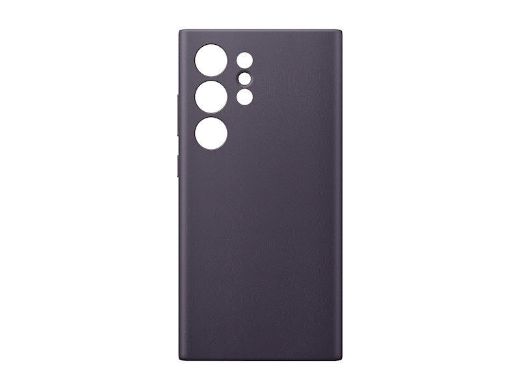 Picture of Samsung Galaxy S24 Ultra Vegan Leather Cover - Dark Violet