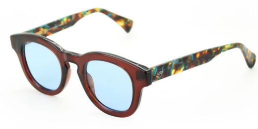 Picture of Looklight Pinus Unisex Sunglass - Jelly Brown Multicolor