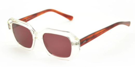 Picture of Looklight Salvia Unisex Sunglass - Crystal Jelly Brown