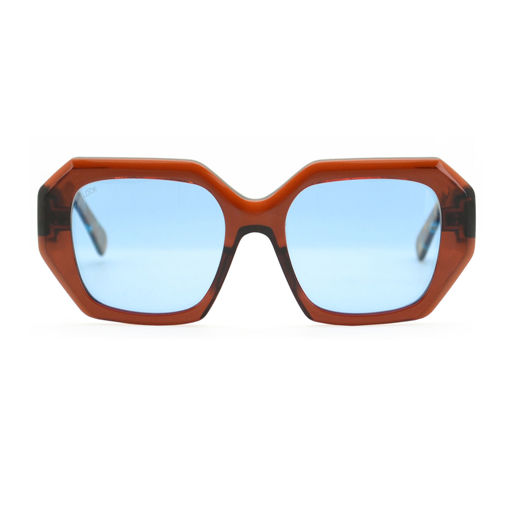 Picture of Looklight Salvia Unisex Sunglass - Jelly Brown Multicolor