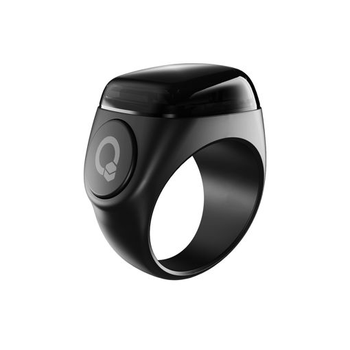 Picture of Iqibla Zikr Ring Noor N02 Bluetooth ring 20mm - Black