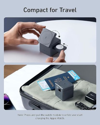 Picture of Anker 3-in-1 Cube with MagSafe - Gray