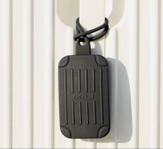 Picture of MiLi MiTag Plus Bluetooth Item Finder With Luggage Tag Works with apple Find My - Black