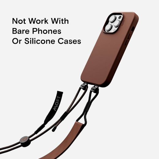 Picture of Moft Adjustable Detachable Crossbody Long Phone Lanyard - Brown