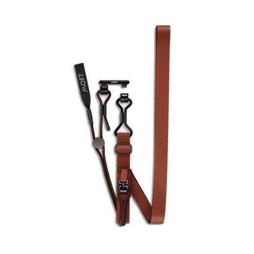 Picture of Moft Adjustable Detachable Crossbody Long Phone Lanyard - Brown