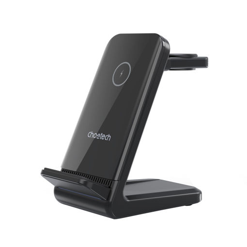 Picture of Choetech 3in1 Wireless Charging with Removable iWatch Charger Holder ( Compatible with Both Apple and Samsung ) - Black
