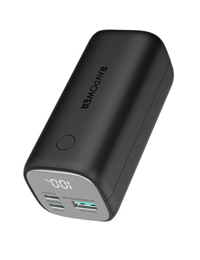 Picture of Ravpower 14000mAh PD 30W 3-Ports Portable Power Bank - Black