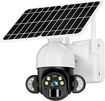Picture of Outdoor Camera with Full Color Night Vision 4G Solar 2MP PTZ - White